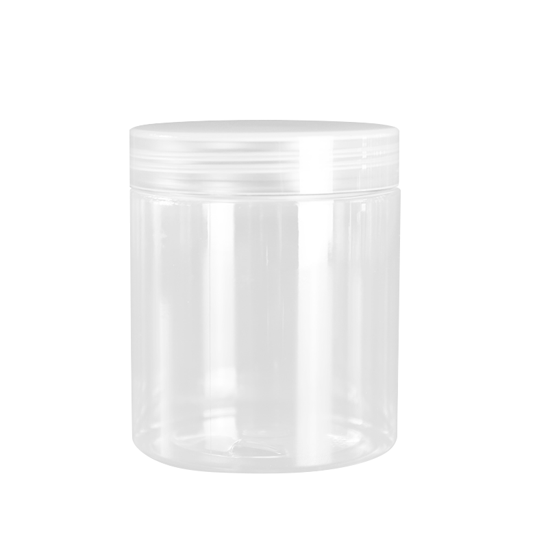 Hot Sellingn 500g Transparent Plastic Pet Round Storage Food Jar with Screw  Cap - China Round Pet Plastic Storage Food Jar, 500g Round Plastic Food Jar  with Screw Cap