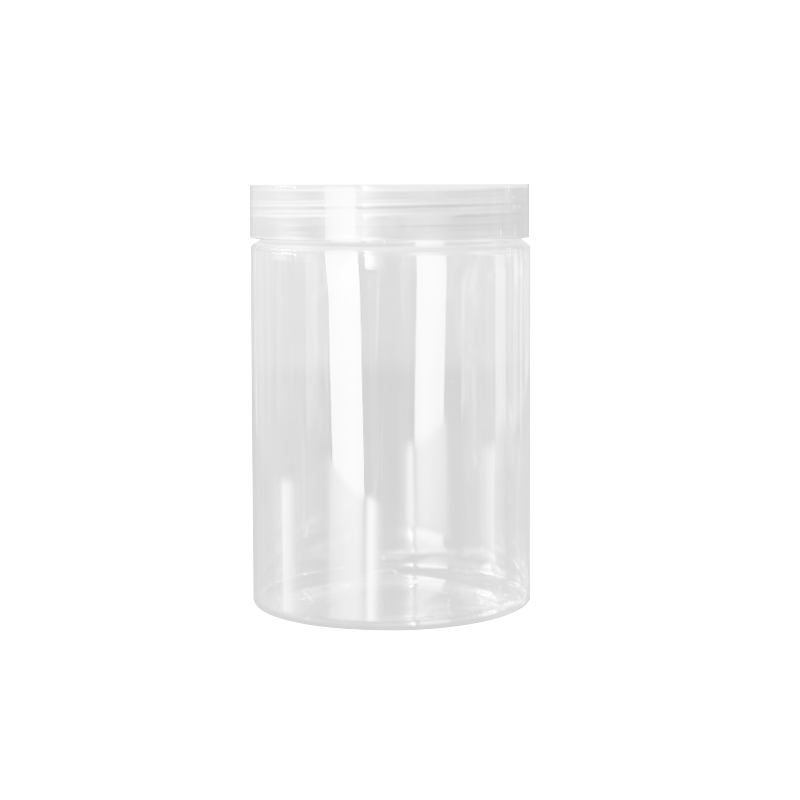 500 ml PET Plastic Round Jar With Screw Cap