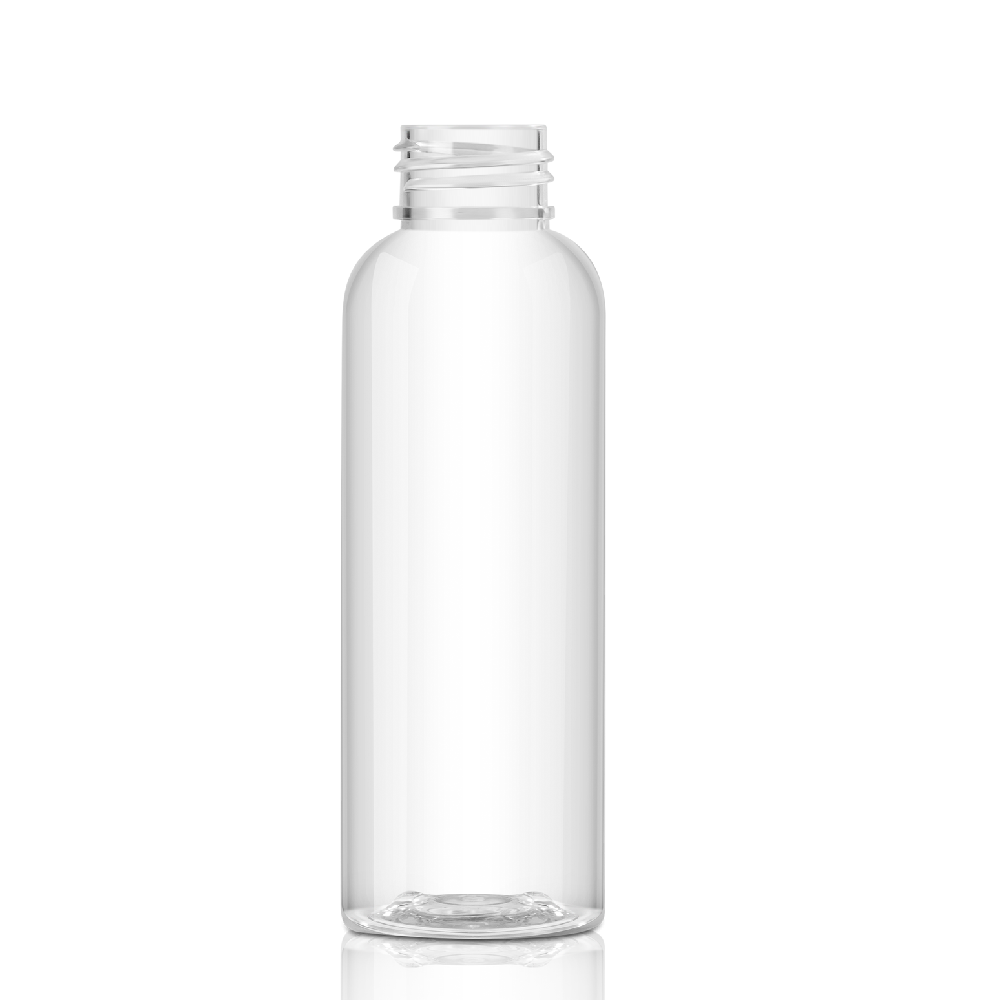 100ml plastic cosmo round bottle