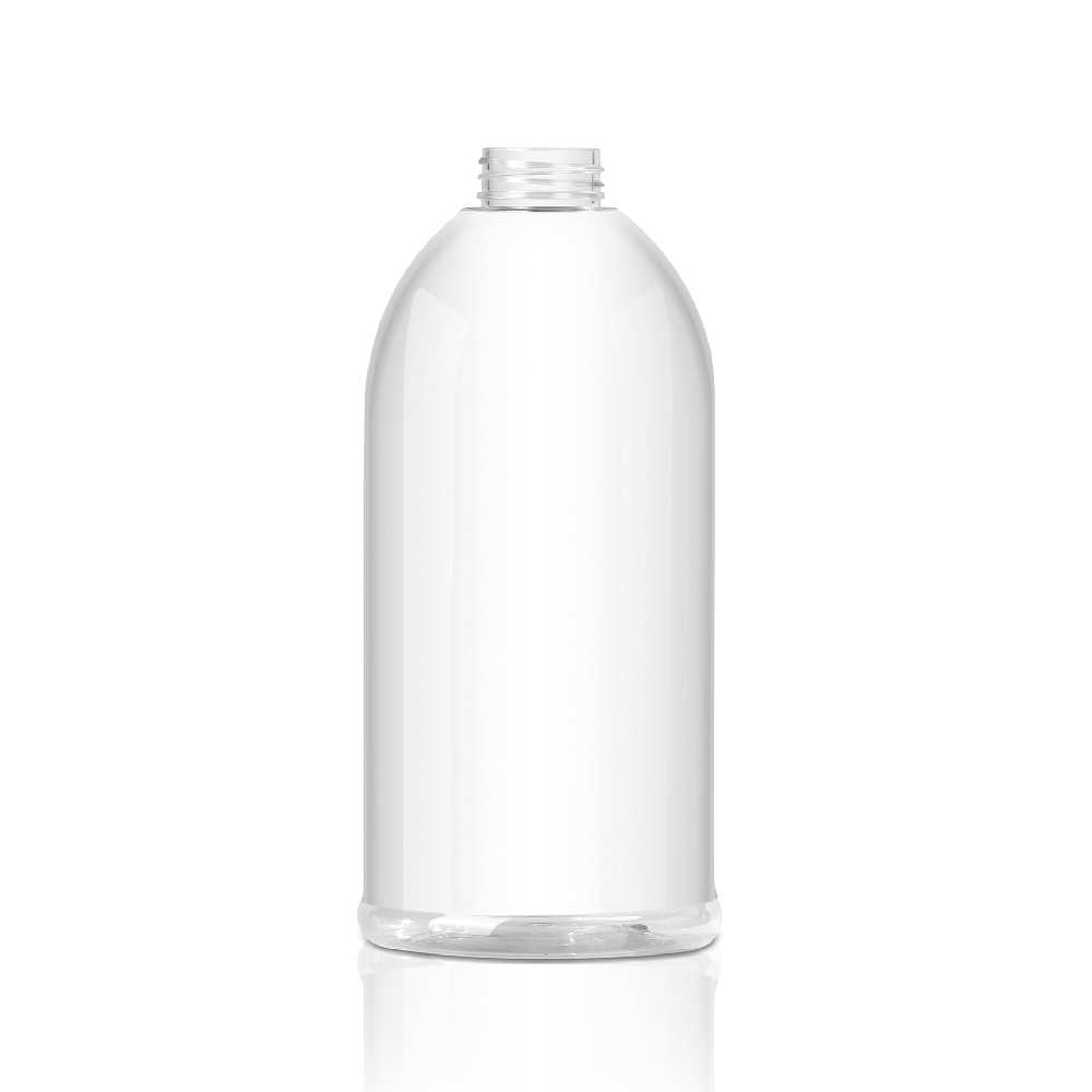 1000 ml 33 OZ Boston round plastic empty body wash bottle