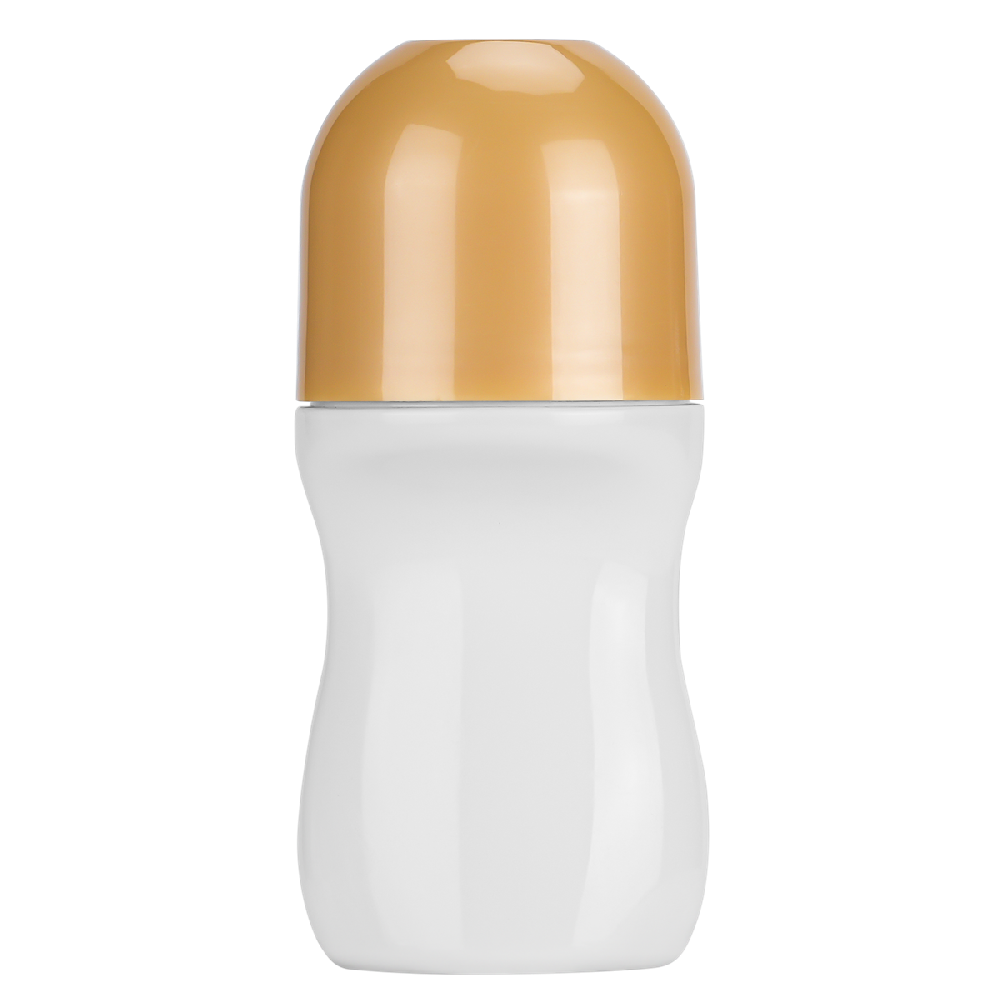 50 ml white PP plastic deodorant Roll On Bottle