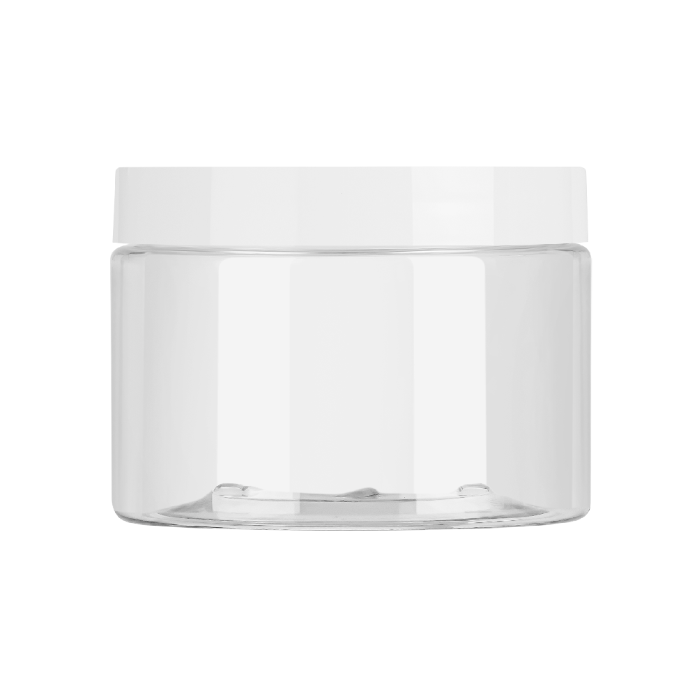 12 oz 360ml Plastic PET jar for body scrub jar and body butter jar