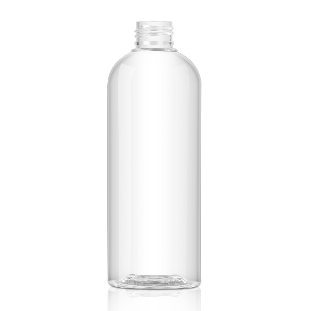 7.6 oz 230 ml PET plastic oval bottle